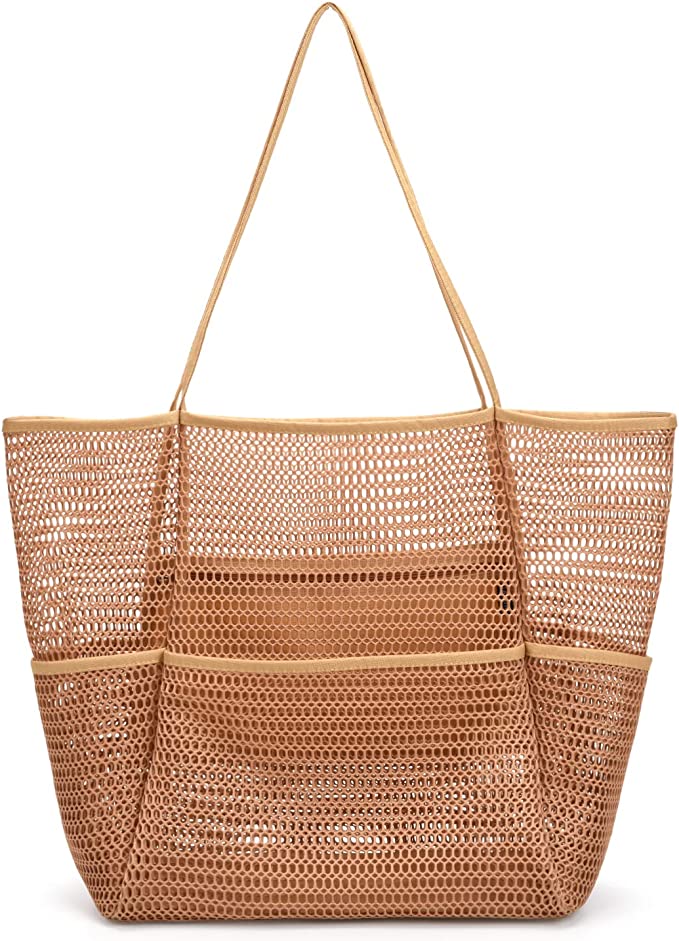 Mesh beach tote