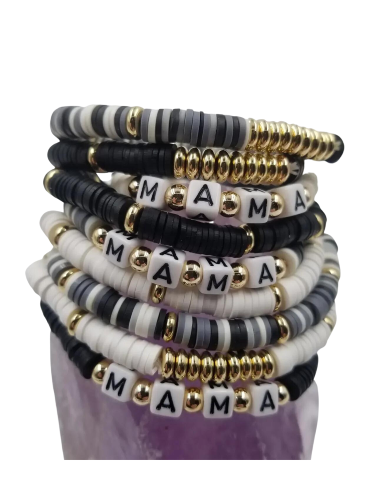 Mama stretch bracelets