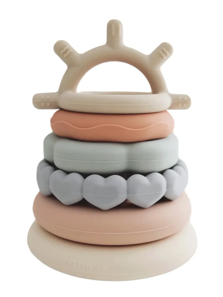 silicone stacking teethers